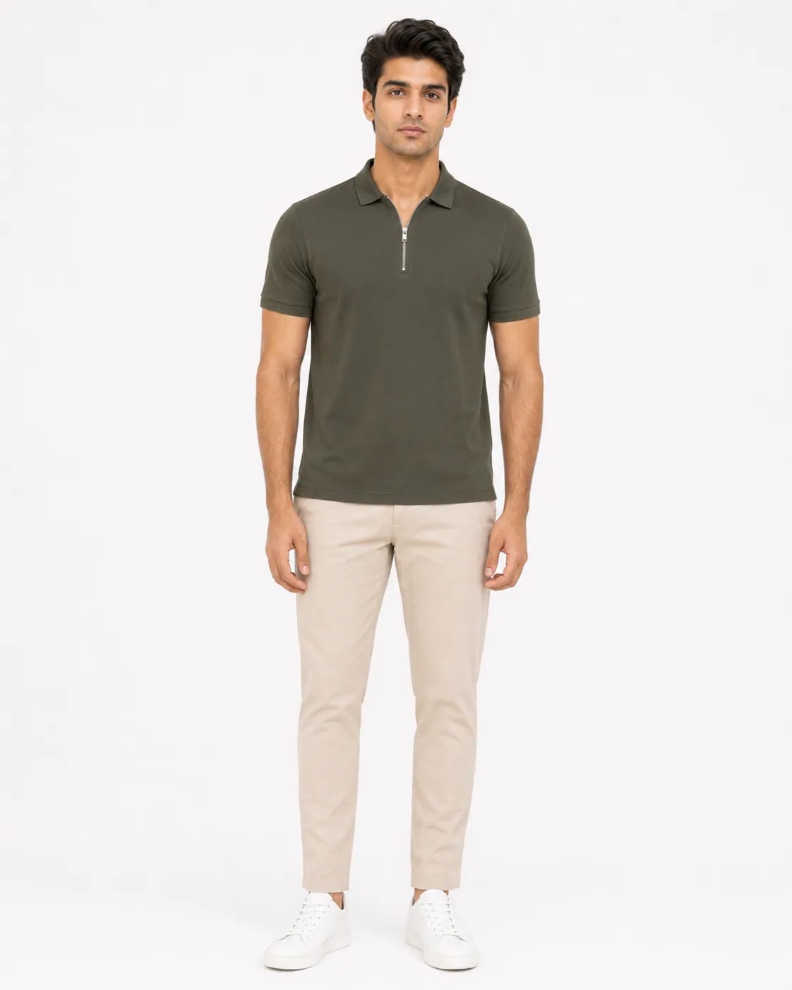 Denvox Olive Polo T-Shirt